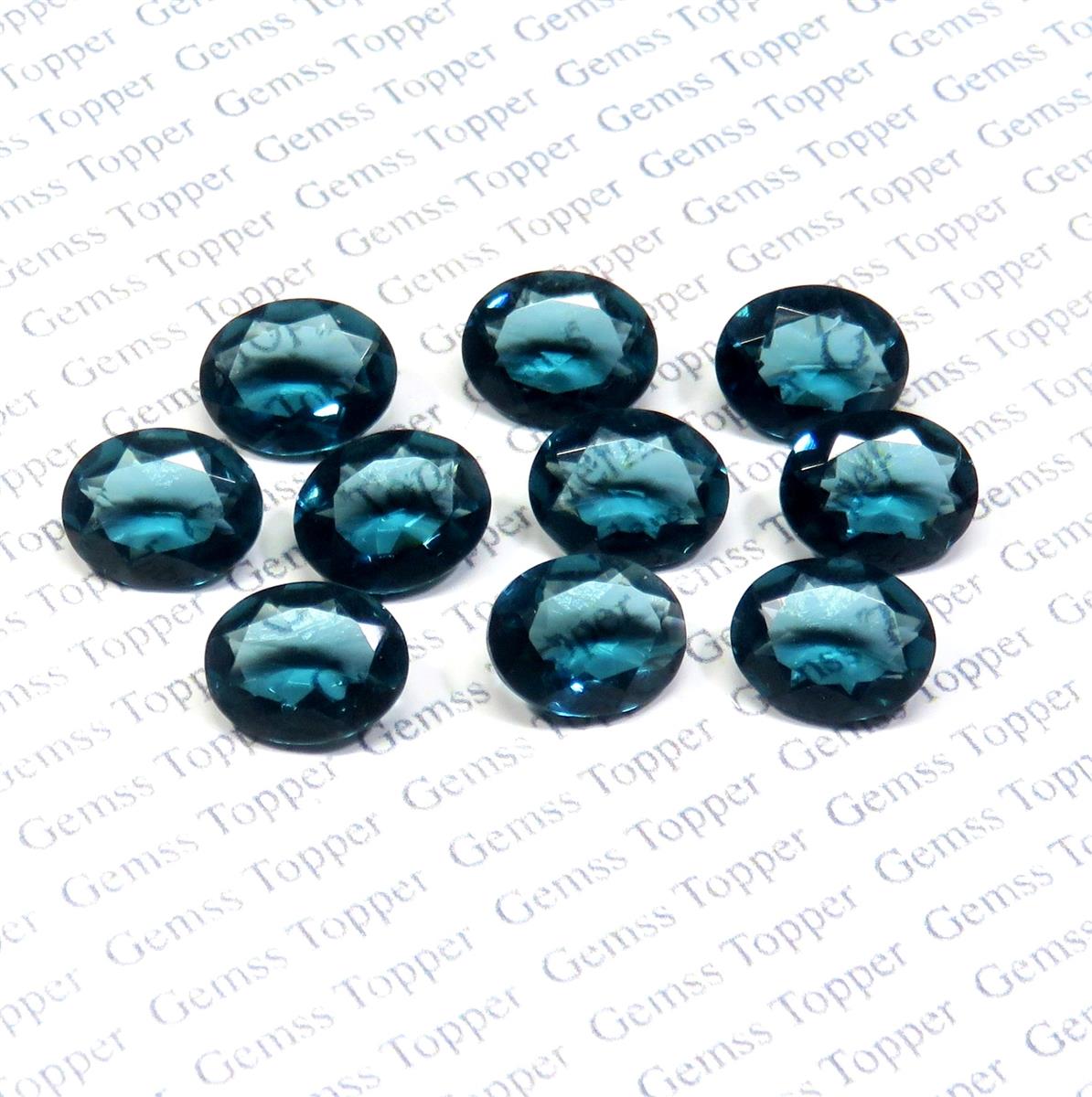 London Blue Topaz 4x6 mm Oval Faceted